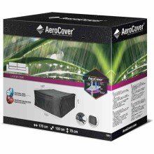 Gartenmöbel-Schutzhülle >AeroCover< in anthrazit - 170x70x100 (BxHxT)