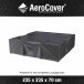 Gartenmöbel-Schutzhülle >AeroCover< in anthrazit - 235x70x235 (BxHxT)