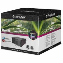 Gartenmöbel-Schutzhülle >AeroCover< in anthrazit - 300x70x300 (BxHxT)