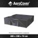 Gartenmöbel-Schutzhülle >AeroCover< in anthrazit - 400x70x300 (BxHxT)