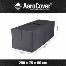 Tragetasche >AeroCover< in anthrazit, Polyester anthrazit - 200x60x75cm (BxHxT)