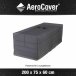 Tragetasche >AeroCover< in anthrazit, Polyester anthrazit - 200x60x75cm (BxHxT)