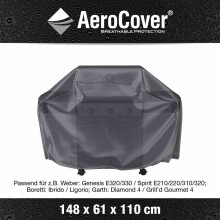 Grill-Schutzhülle >AeroCover< in anthrazit -...