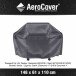 Grill-Schutzhülle >AeroCover< in anthrazit - 148x110x61 (BxHxT)