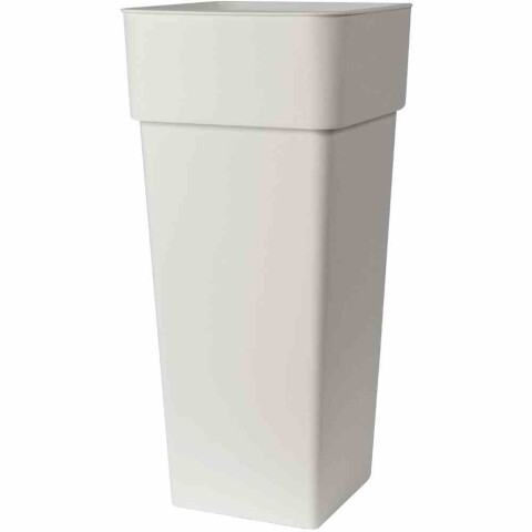 Pflanzkübel >Duo Quadro< in weiß, Kunststoff - 37x80x37cm (BxHxT)