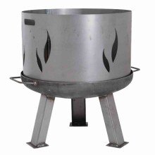 Funkenschutzgitter >388503< in Stahl, Stahl - 96x34x96x96cm (BxHxTxD)