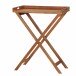 Tabletttisch >MINERA< in natur geölt, Akazienholz  - 45x99,5x80cm (BxHxT)