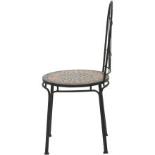 Stapelstuhl >PRATO< in schwarz, schwarz Stahl - 49x93,5x43cm (BxHxT)