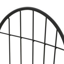 Stapelstuhl >PRATO< in schwarz, schwarz Stahl - 49x93,5x43cm (BxHxT)