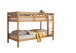 Etagenbett >Moritz / Eddie< mit 2er-Schubkasten, 2 in 1 – Doppelhochbett oder einzeln stellbar, Kiefer Massivholz natur lackiert - 207x140x97 (BxHxT)