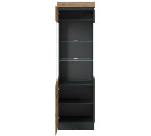 Wohnwand >Corte< (3-teilig) in Coast Evoke Eiche Dekor - 222x201x45 (BxHxT)