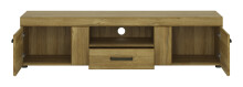 Wohnwand >Cortina< (3-teilig) in Grandson Eiche Dekor - 215x195x41 (BxHxT)