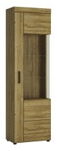 Wohnwand >Cortina< (3-teilig) in Grandson Eiche Dekor - 215x195x41 (BxHxT)