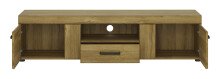 Wohnwand >Cortina< (3-teilig) in Grandson Eiche Dekor - 215x195x41 (BxHxT)
