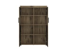 Wohnwand >Grano< (4-teilig) in Viking Eiche Dekor - 317x195x41 (BxHxT)
