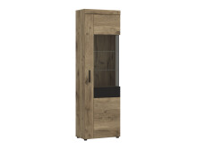 Wohnwand >Grano< (3-teilig) in Viking Eiche Dekor - 215x195x41 (BxHxT)