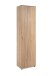 Garderobenschrank >Andy< 1 Tür, 5 Böden, in Sonoma Eiche Dekor - 50x187x34cm (BxHxT)