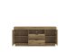 Wohnwand >Delamar< (3-teilig) in Coast Evoke Eiche Dekor - 226x165x40 (BxHxT)