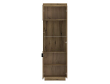 Wohnwand >Delamar< (3-teilig) in Coast Evoke Eiche Dekor - 208x197x40 (BxHxT)