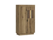 Wohnwand >Delamar< (4-teilig) in Coast Evoke Eiche Dekor - 328x197x40 (BxHxT)