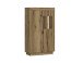 Wohnwand >Delamar< (3-teilig) in Coast Evoke Eiche Dekor - 266x165x40 (BxHxT)