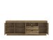 Wohnwand >Delamar< (3-teilig) in Coast Evoke Eiche Dekor - 266x165x40 (BxHxT)