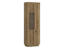 Wohnwand >Delamar< (3-teilig) in Coast Evoke Eiche Dekor - 248x197x40 (BxHxT)