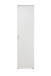 Garderobenschrank >Andy< 1 Tür, 5 Böden, in Weiß - 50x187x34cm (BxHxT)