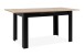 Kulissentisch >Birmingham< ausziehbar bis 165cm, in Artisan Eiche Dekor / Schwarz - 125/165x75x80cm (BxHxT)