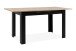 Kulissentisch >Birmingham< ausziehbar bis 165cm, in Artisan Eiche Dekor / Schwarz - 125/165x75x80cm (BxHxT)