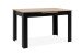 Kulissentisch >Birmingham< ausziehbar bis 165cm, in Artisan Eiche Dekor / Schwarz - 125/165x75x80cm (BxHxT)