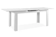 Kulissentisch >Birmingham< ausziehbar bis 200cm, in Weiß - 160/200x75x80cm (BxHxT)