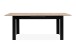 Kulissentisch >Birmingham< ausziehbar bis 200cm, in Artisan Eiche Dekor / Schwarz - 160/200x75x80 (BxHxT)