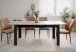 Kulissentisch >Birmingham< ausziehbar bis 200cm, in Artisan Eiche Dekor / Schwarz - 160/200x75x80 (BxHxT)