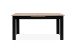 Kulissentisch >Birmingham< ausziehbar bis 200cm, in Artisan Eiche Dekor / Schwarz - 160/200x75x80 (BxHxT)