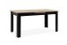 Kulissentisch >Birmingham< ausziehbar bis 200cm, in Artisan Eiche Dekor / Schwarz - 160/200x75x80 (BxHxT)