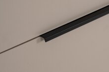 Sideboard >Arona< 2 Türen, 3 Schubladen, 4 Böden, in Sand / Schwarz - 135x90x38cm (BxHxT)