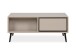 Couchtisch >Arona< 2 Schubladen, 2 Fächer, in Sand / Schwarz - 94x40x55cm (BxHxT)