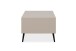 Couchtisch >Arona< 2 Schubladen, 2 Fächer, in Sand / Schwarz - 94x40x55cm (BxHxT)