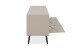 Lowboard >Arona< 3 Klappen, in Sand / Schwarz - 175x50x38cm (BxHxT)