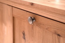 Kommode >Timber< 2 Türen, 2 Böden, Landhaus, in Artisan Eiche Dekor - 80x90x35cm (BxHxT)