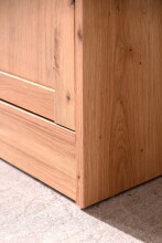 Kommode >Timber< 2 Türen, 2 Böden, Landhaus, in Artisan Eiche Dekor - 80x90x35cm (BxHxT)