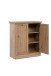 Kommode >Timber< 2 Türen, 2 Böden, Landhaus, in Artisan Eiche Dekor - 80x90x35cm (BxHxT)