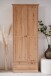 Mehrzweckschrank >Timber< 2 Türen, 1 Schublade, 5 Böden, Landhaus, in Artisan Eiche Dekor
 - 80x200x39cm (BxHxT)