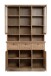 Buffet >Timber< Landhaus, 6 Türen, 3 Schubladen, in Glas /  Artisan Eiche Dekor - 120x200x40cm (BxHxT)