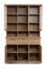 Buffet >Timber< Landhaus, 6 Türen, 3 Schubladen, in Glas /  Artisan Eiche Dekor - 120x200x40cm (BxHxT)