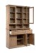 Buffet >Timber< Landhaus, 6 Türen, 3 Schubladen, in Glas /  Artisan Eiche Dekor - 120x200x40cm (BxHxT)