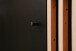 Sideboard >Monza< 2 Türen, 4 Schubladen, 2 Böden, 3D-Lamellen-Optik, in schwarz / Dekor Artisan Eiche - 160x90x40cm (BxHxT)