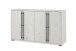 Sideboard >Almo< 4 Türen, 2 Böden, in Dekor Artisan Eiche weiß - 145,5x85x38,5cm (BxHxT)