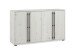 Sideboard >Almo< 4 Türen, 2 Böden, in Dekor Artisan Eiche weiß - 145,5x85x38,5cm (BxHxT)